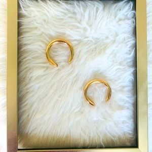 Contemporary Gold Earrings